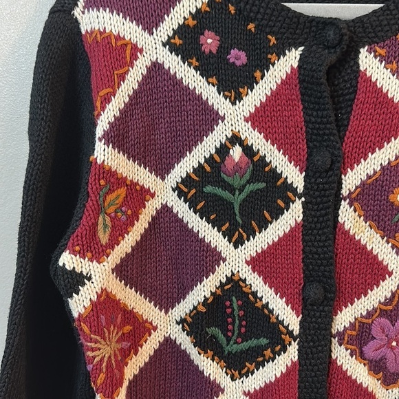 Vintage Grandma Cardigan Sweater - Picture 2 of 7